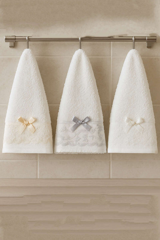 3-Piece Bow Tie Kitchen Towel Box Assortment 2