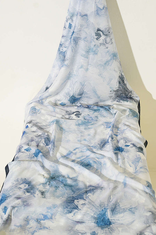 Ensemble De 3 Foulards Fleuri À Rayures Fines