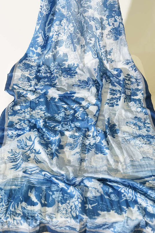 3'lü Manzara Desen Bambu Kraş Şal Seti Asorti 1