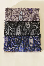 Ensemble De 3 Foulards En Modal Paisley Kraş