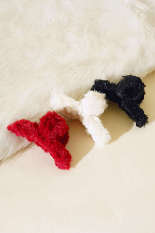 Assortimento di 3 fibbie con chiusura in peluche 2