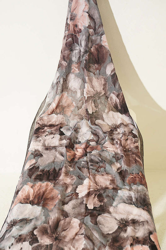 Ensemble De 3 Foulards En Bambou Avec Motifs Floraux Et Rayures