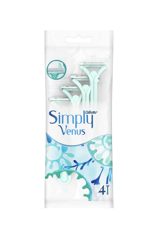 Lot De 4 Rasoirs Gillette Simly Venus À 2 Lames
