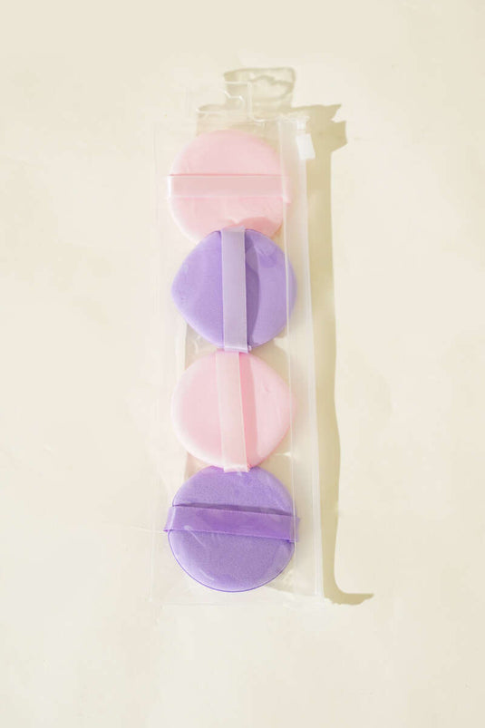 Set of 4 Assorted Powder Sponges