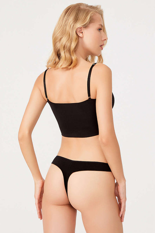 5'li Basic Tanga Külot Renkli 6