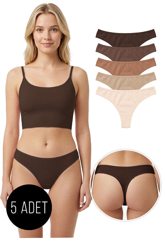 5'li Bikini Külot - Renkli 1