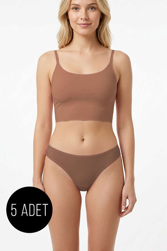 5'li Bikini Külot - Renkli 1