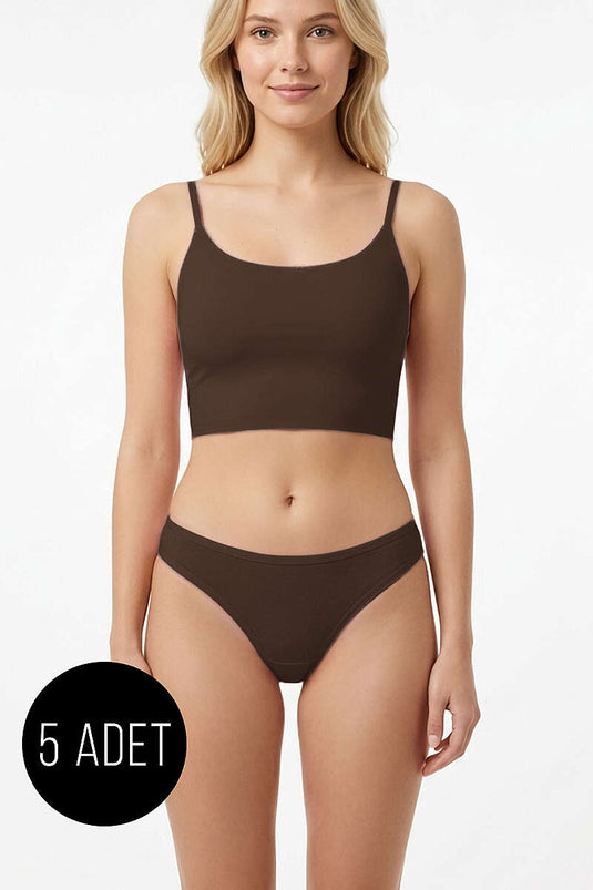 5'li Bikini Külot - Renkli 1