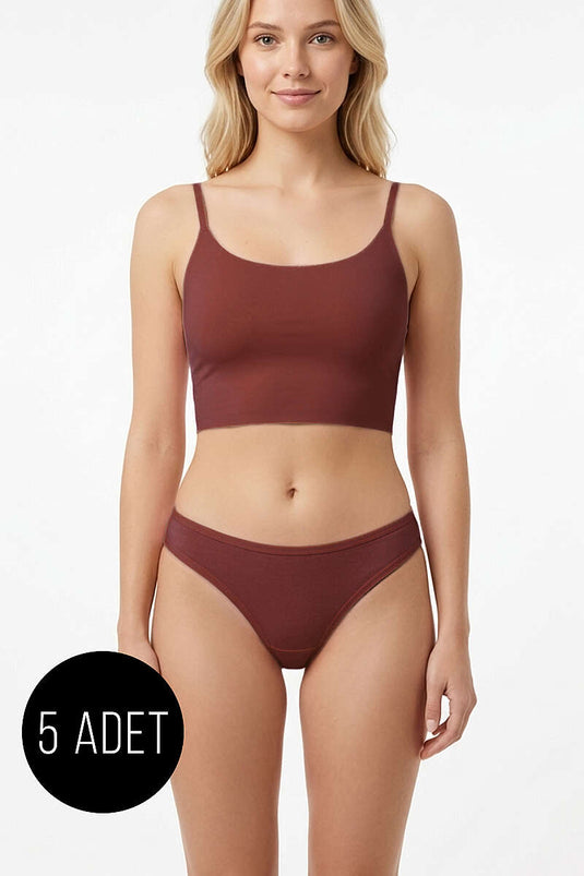 5'li Bikini Külot - Renkli 2