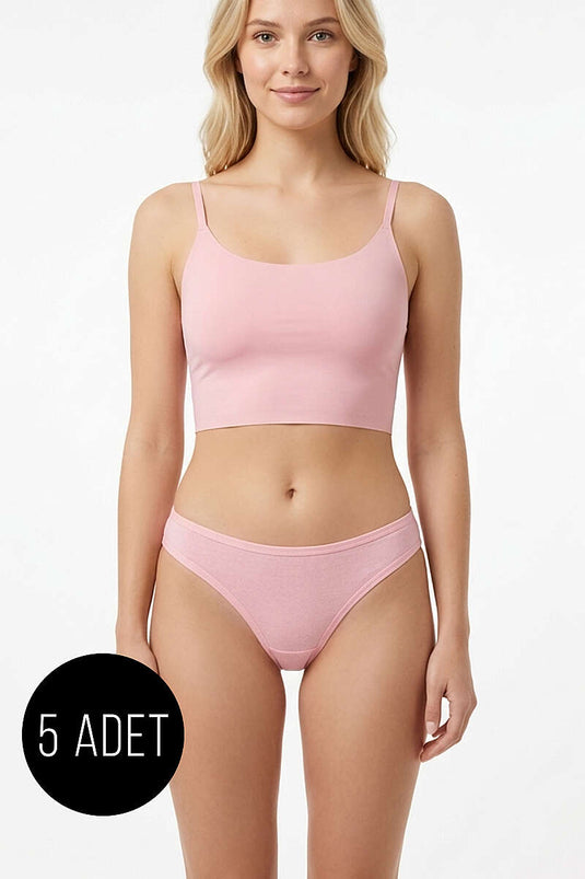 5'li Bikini Külot - Renkli 2