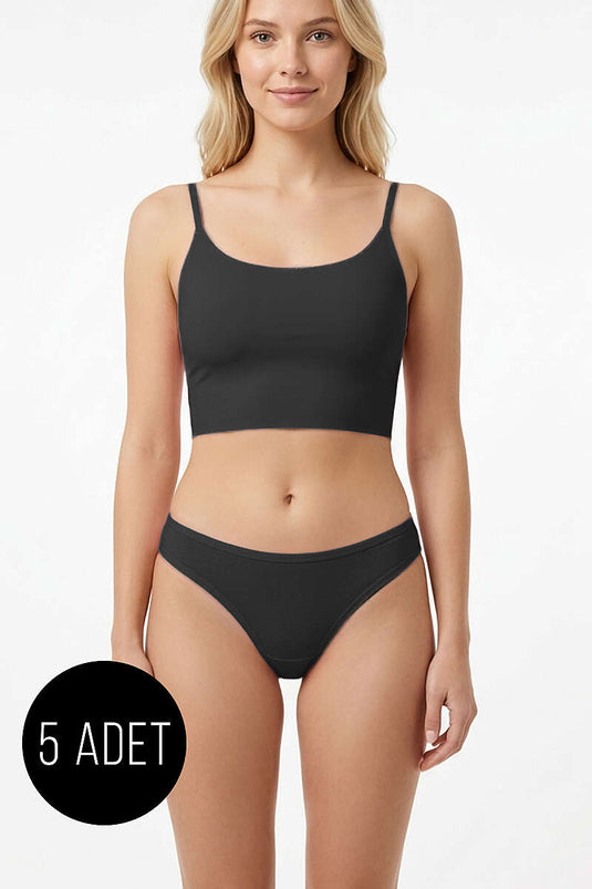 5'li Bikini Külot - Renkli 3