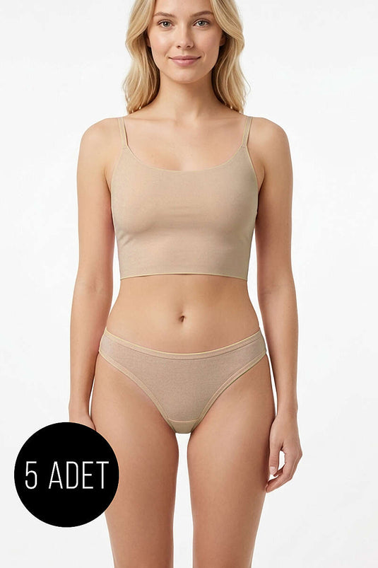 5'li Bikini Külot - Renkli 3