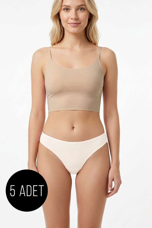 5'li Bikini Külot - Renkli 3