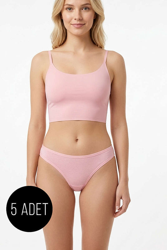 5'li Bikini Külot - Renkli 3