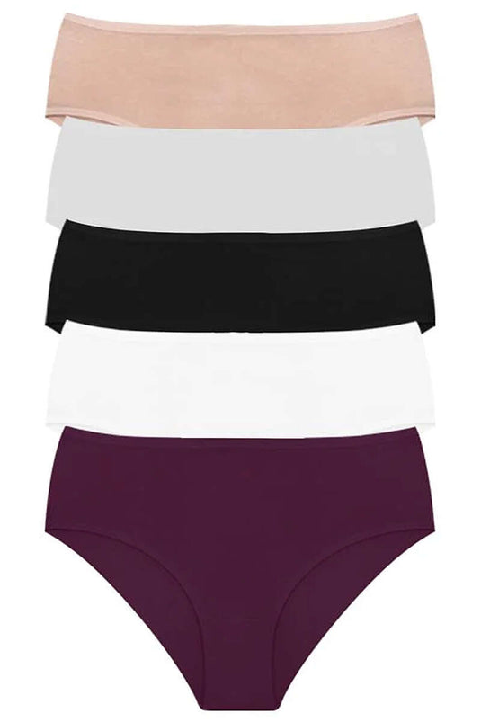 Ensemble De 5 Culottes À Large Bord Colorés