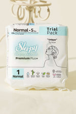 Lot De 5 Serviettes Hygiéniques Normales Sleepy Bio Naturelles
