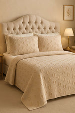 Ensemble De Couette Double 6 Pièces Saphir Cappuccino