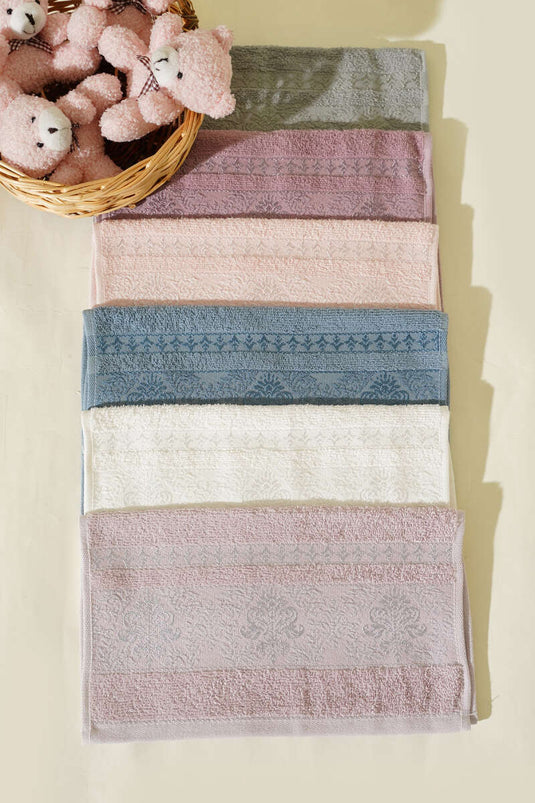 Set of 6 Assorted Colorful Cotton Kitchen Towels 2
