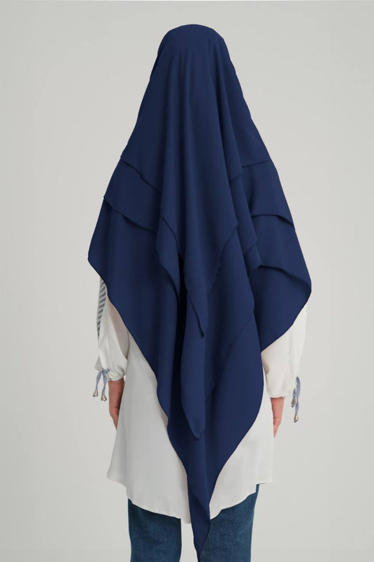 Gasa Khimar de 3 capas