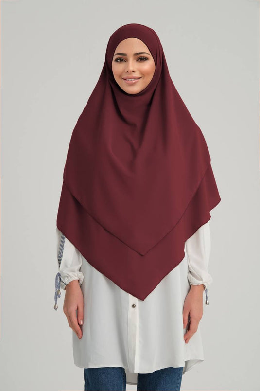 Mousseline Khimar 3 épaisseurs