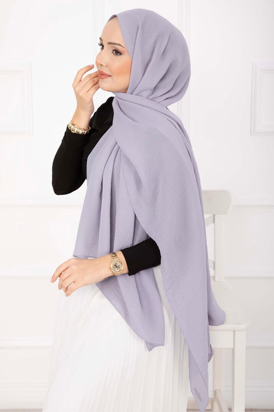 Aerobin Jazz Shawl Light Gray