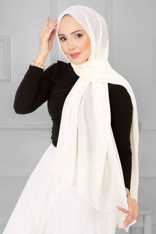 Aerobin Jazz Shawl Light Cream