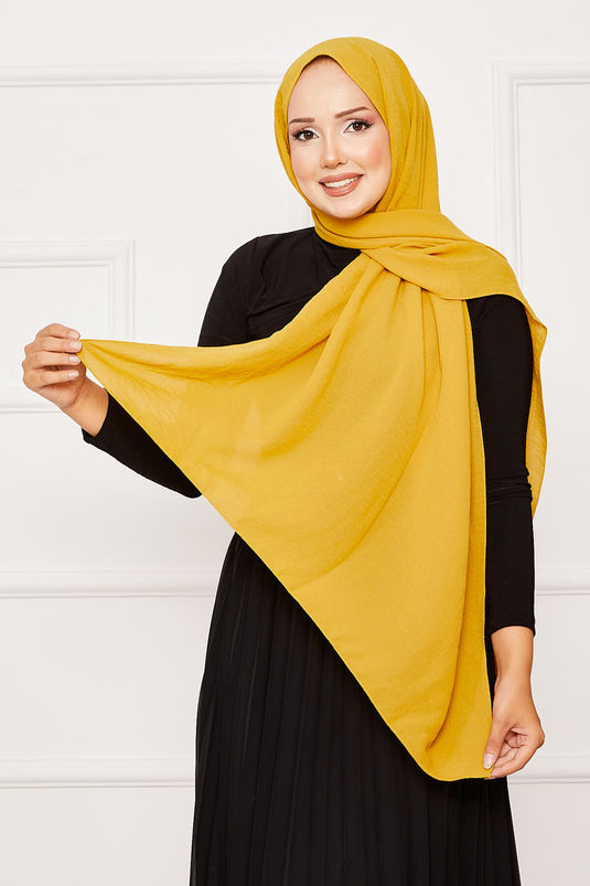 Aerobin Jazz Sjaal Mosterd