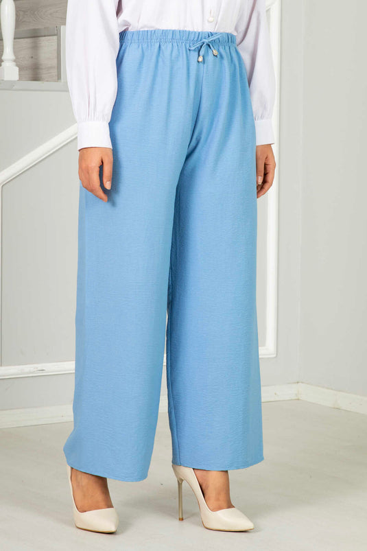 Pantaloni hijab casual Aerobin 190E-2810 Azzurro