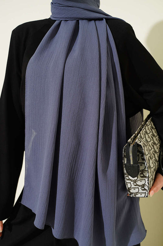 Foulard Écorce d'Arbre Gris Ardoise