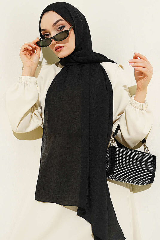 وشاح لحاء الشجرة أسود