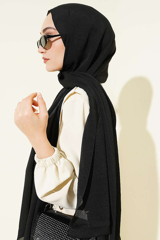 وشاح لحاء الشجرة أسود