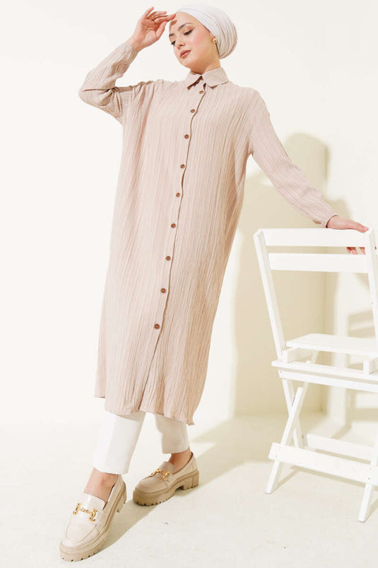 Tree Bark Longshirt Beige