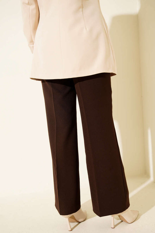 Pants with Accessories Brown