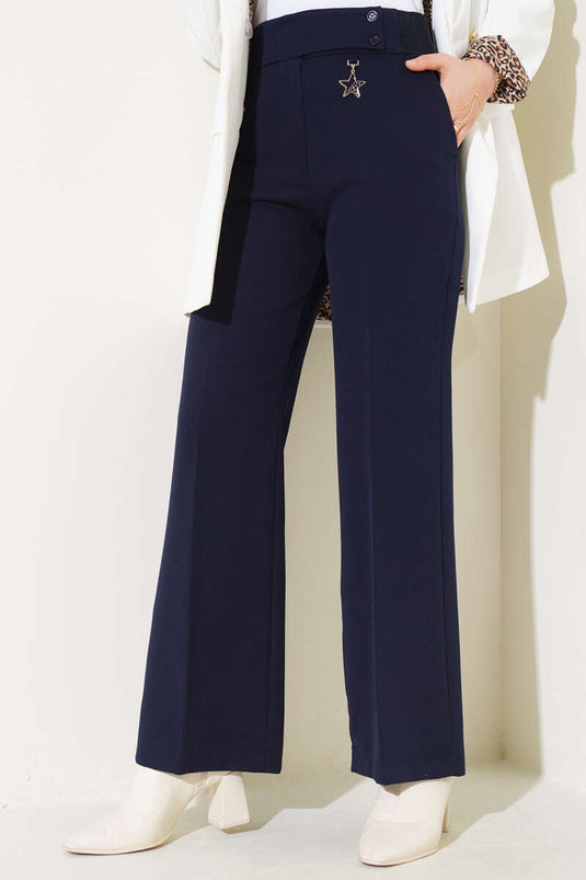 Pantalon Accessoire Bleu Marine