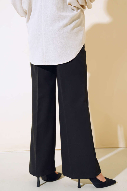 Aksesuarlı Pantolon Siyah