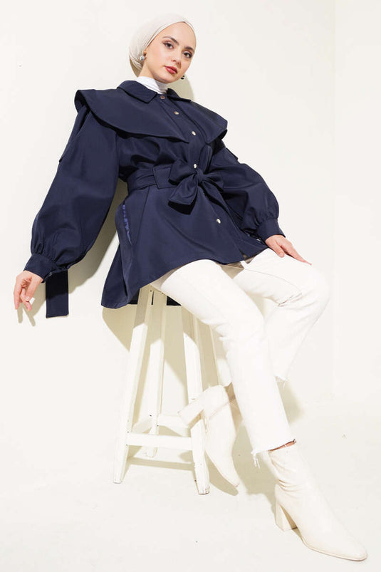 Trench Aller Snaps Blu Navy