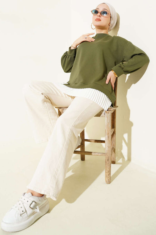 Alt Piliseli Loyşa Tunika Khaki