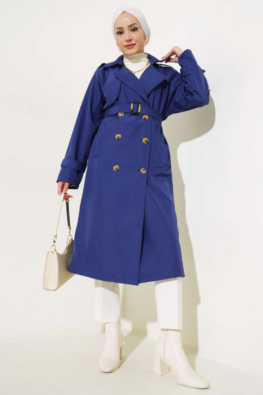 Six-Button Belted Trench Coat Parliament