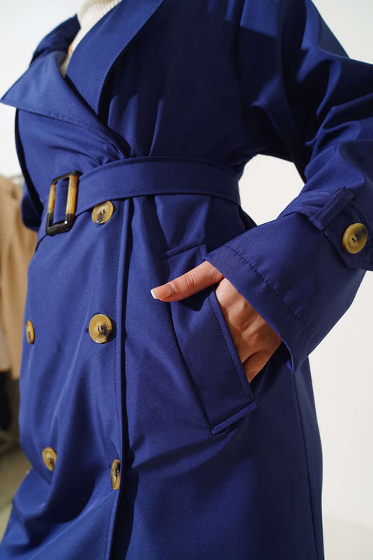 Six-Button Belted Trench Coat Parliament