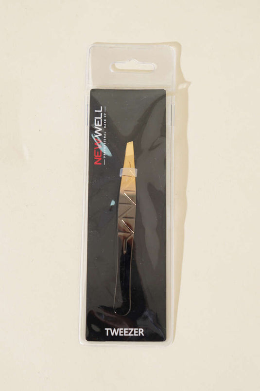 Altın Siyah Desenli Kalın Uçlu Cımbız Siyah