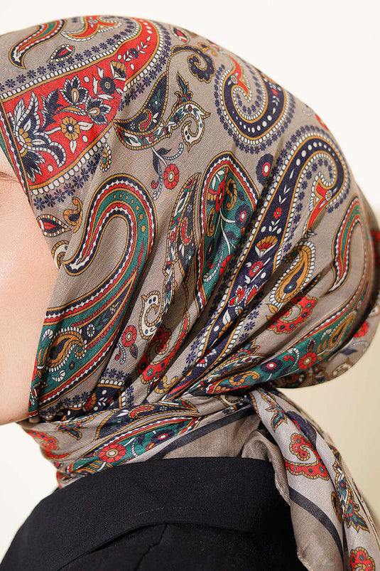 Antik Paisley Desen Eşarp Nefti