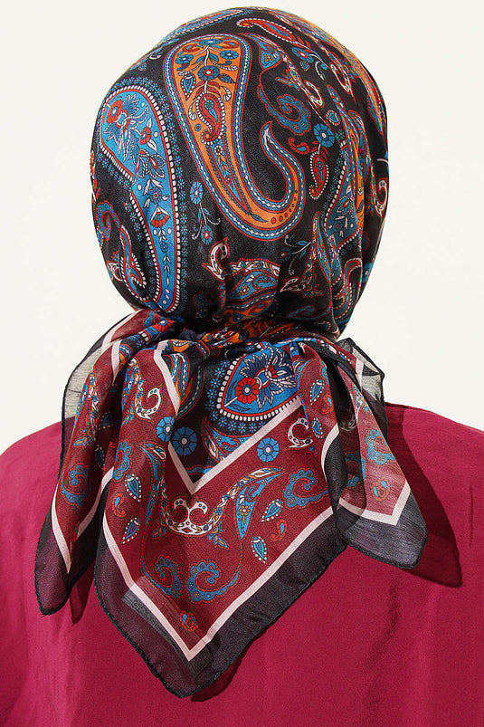 Foulard Antik Paisley Motif Parlement