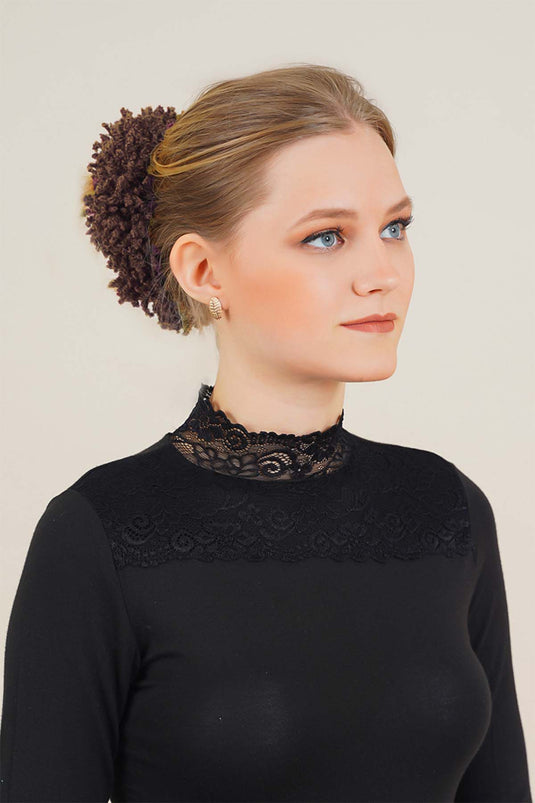 Tangle Brown Hairpin