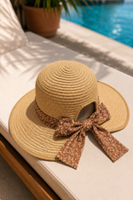 Chapeau Camel Ajustable Avec Nœud À L'arrière