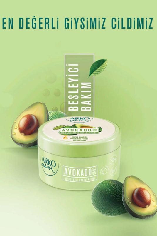 Arko Moisturizing Nourishing Avocado Care Cream 250 ml