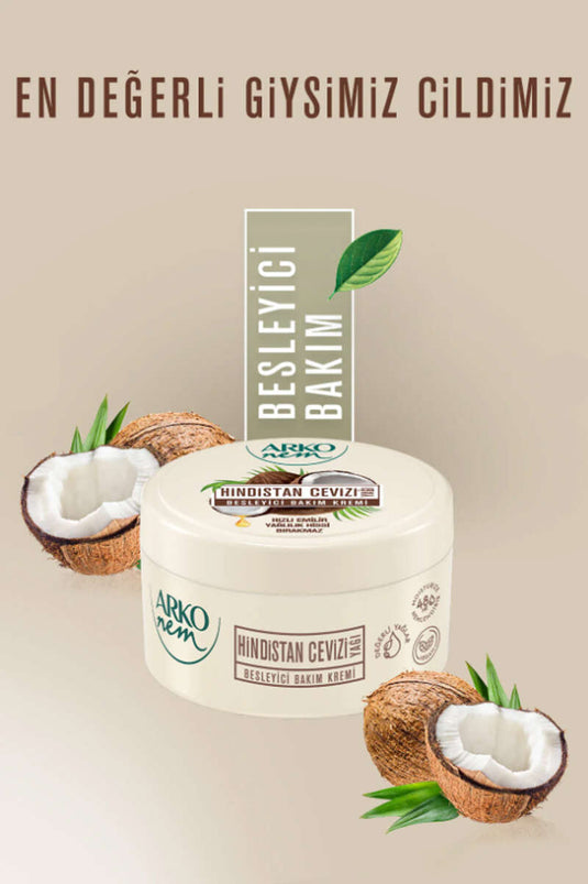 Arko Moisturizing Nourishing Coconut Care Cream 250 ml
