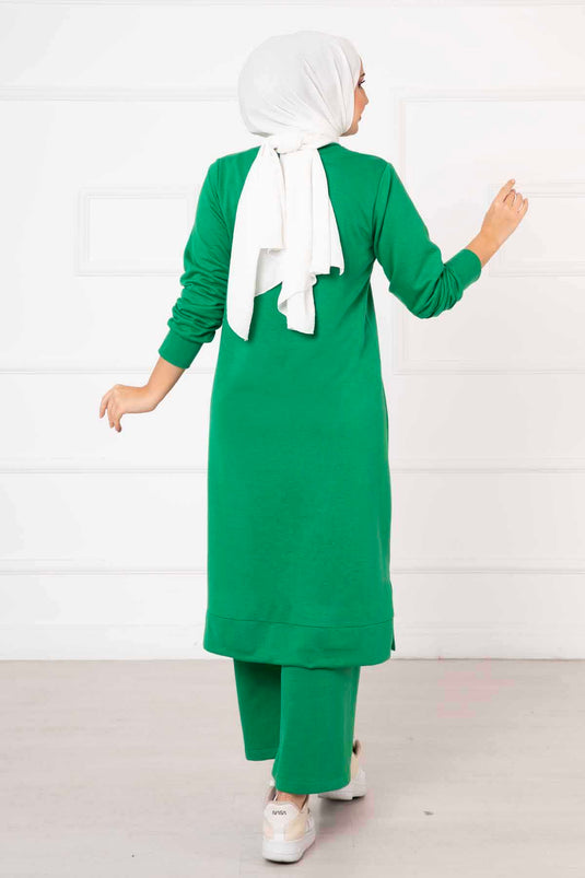 Arm Detailed Double Tunic Set Benetton