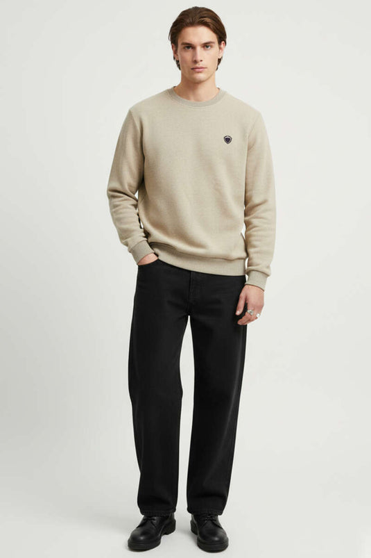 Sweat-shirt beige à l'emblème de Thessalonique