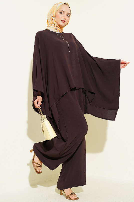 Asimetik Kesim Salaş İkili Takım Acı Kahve