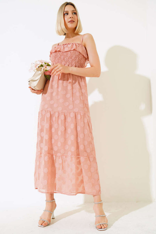 Robe bustier Gipel couleur poudre